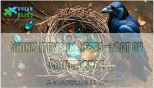 shiny items in nests—fact or coincidence