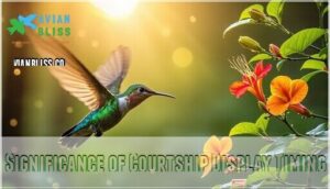 significance of courtship display timing