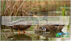 similar species and hybrids