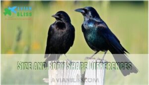 size and body shape differences