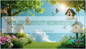 size and visibility considerations