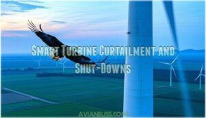 smart turbine curtailment and shut-downs