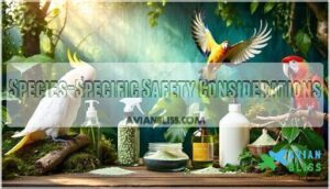 species-specific safety considerations