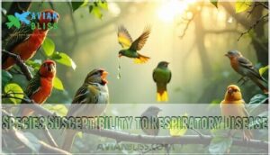 species susceptibility to respiratory disease