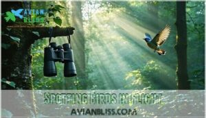 spotting birds in flight