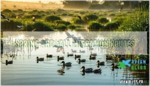 spring and fall migration routes