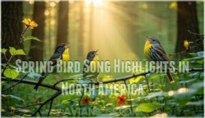 spring bird song highlights in north america
