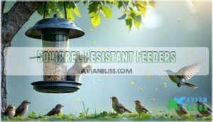 squirrel resistant feeders