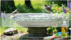 step-by-step cleaning process