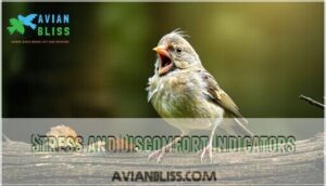 stress and discomfort indicators