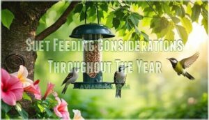 suet feeding considerations throughout the year