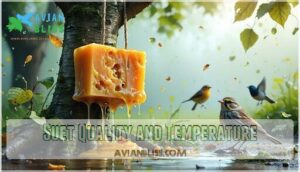 suet quality and temperature