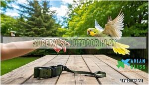 supervise outdoor play