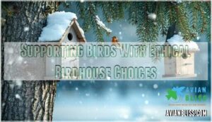 supporting birds with ethical birdhouse choices