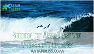 surfing the wave crest and wingspan advantage