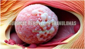 surgical removal of granulomas