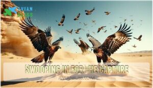 swooping in for the capture