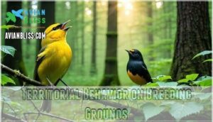 territorial behavior on breeding grounds