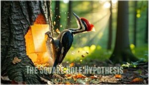 the square hole hypothesis