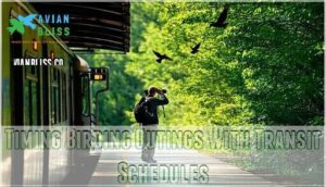 timing birding outings with transit schedules timing birding outings with transit schedules