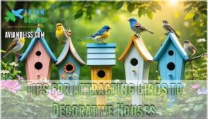 tips for attracting birds to decorative houses