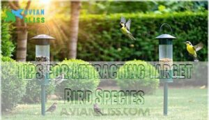 tips for attracting target bird species