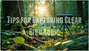 tips for capturing clear bird audio