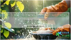 tips for cleaning and maintaining bird feeders tips for cleaning and maintaining bird feeders
