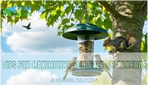 tips for maximizing squirrel deterrence