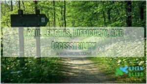 trail lengths, difficulty, and accessibility trail lengths, difficulty, and accessibility