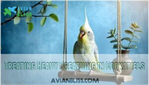 treating heavy breathing in cockatiels