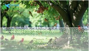 tree species supporting diverse bird life