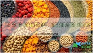 types of commercial formulated foods