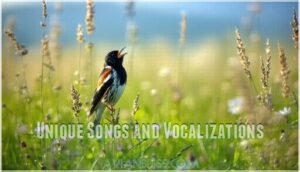 unique songs and vocalizations