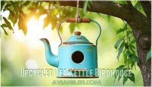 upcycled tea kettle birdhouse upcycled tea kettle birdhouse