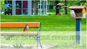 urban and man-made environments