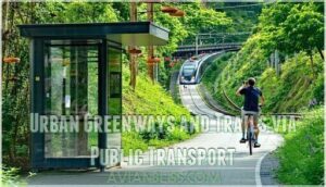urban greenways and trails via public transport urban greenways and trails via public transport
