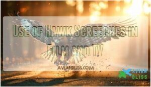 use of hawk screeches in film and tv