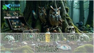 use of owl parts in magic and rituals