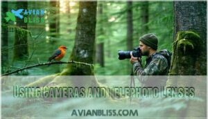 using cameras and telephoto lenses using cameras and telephoto lenses