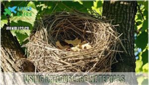 using camouflage materials