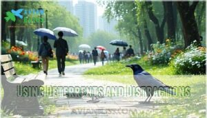 using deterrents and distractions