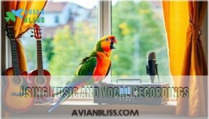 using music and vocal recordings