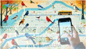 using transit apps and maps for birding using transit apps and maps for birding