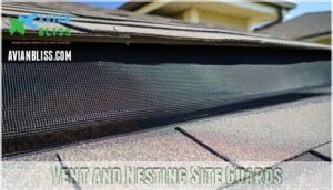 vent and nesting site guards