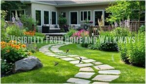 visibility from home and walkways