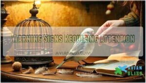 warning signs requiring attention warning signs requiring attention