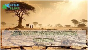 water scarcity destroys traditional livelihoods