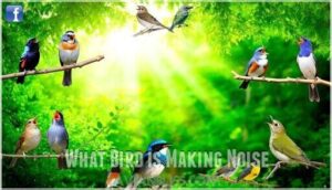 what bird is making noise