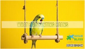 what bird panting means